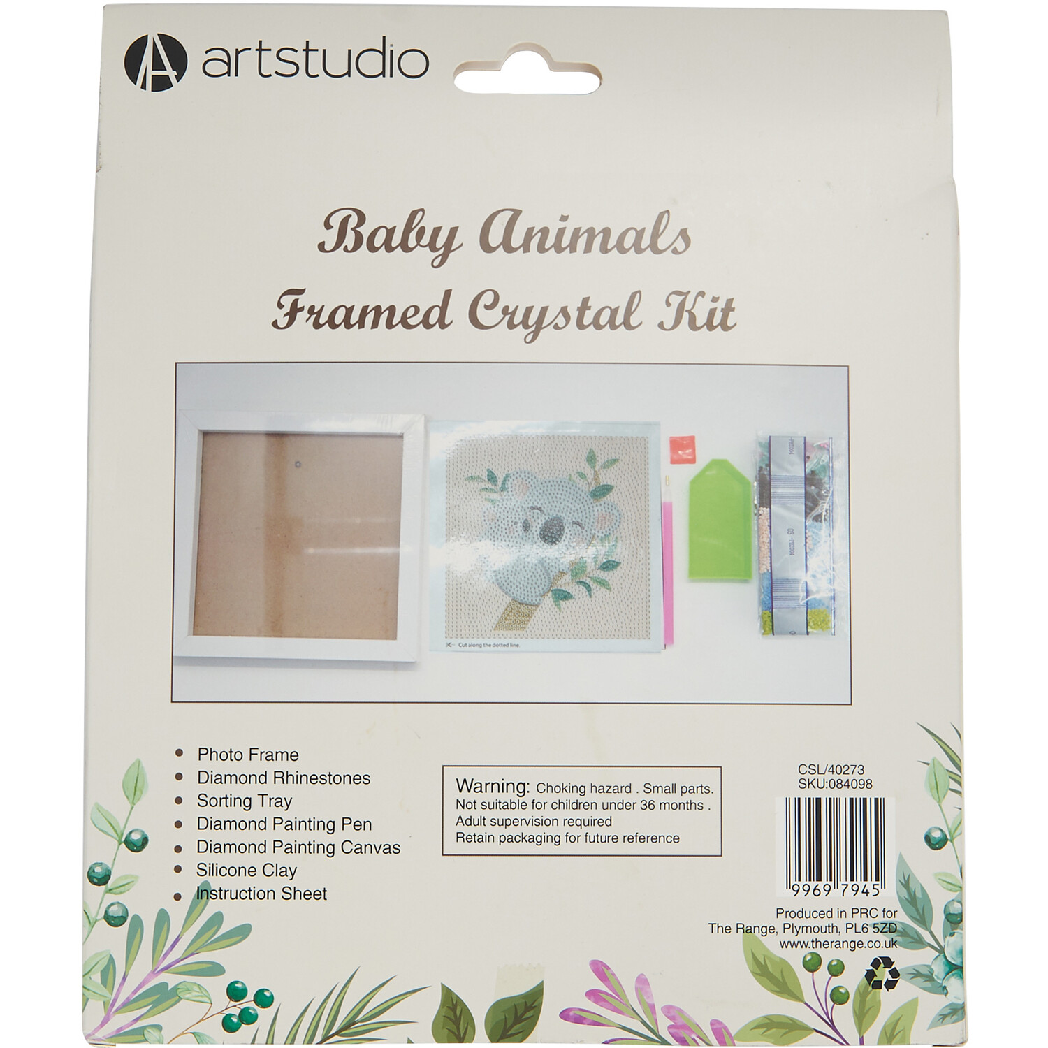 Single Art Studio Make Your Own Crystal Animal Kit in Assorted styles Image 2