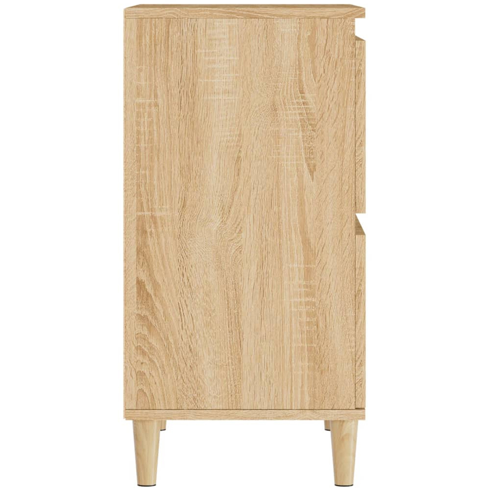 vidaXL 4 Door Sonoma Oak Sideboard Image 7