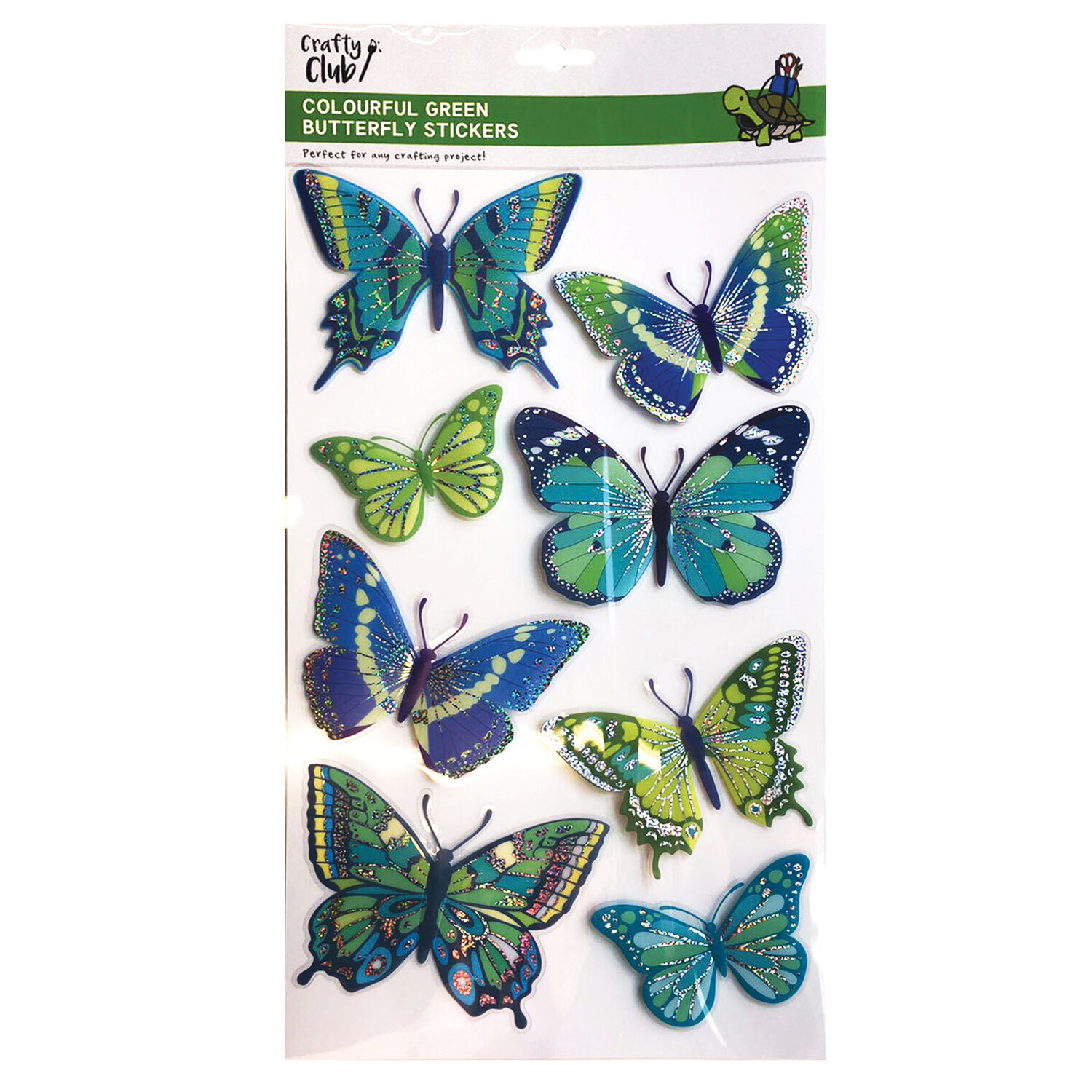 Crafty Club Colourful Butterfly Stickers Image 1