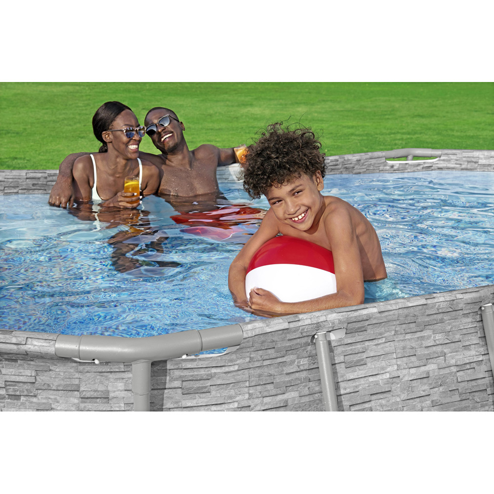 Bestway Splashview Oval Pool Set 14 x 8.2ft x 39.5 inch Image 5