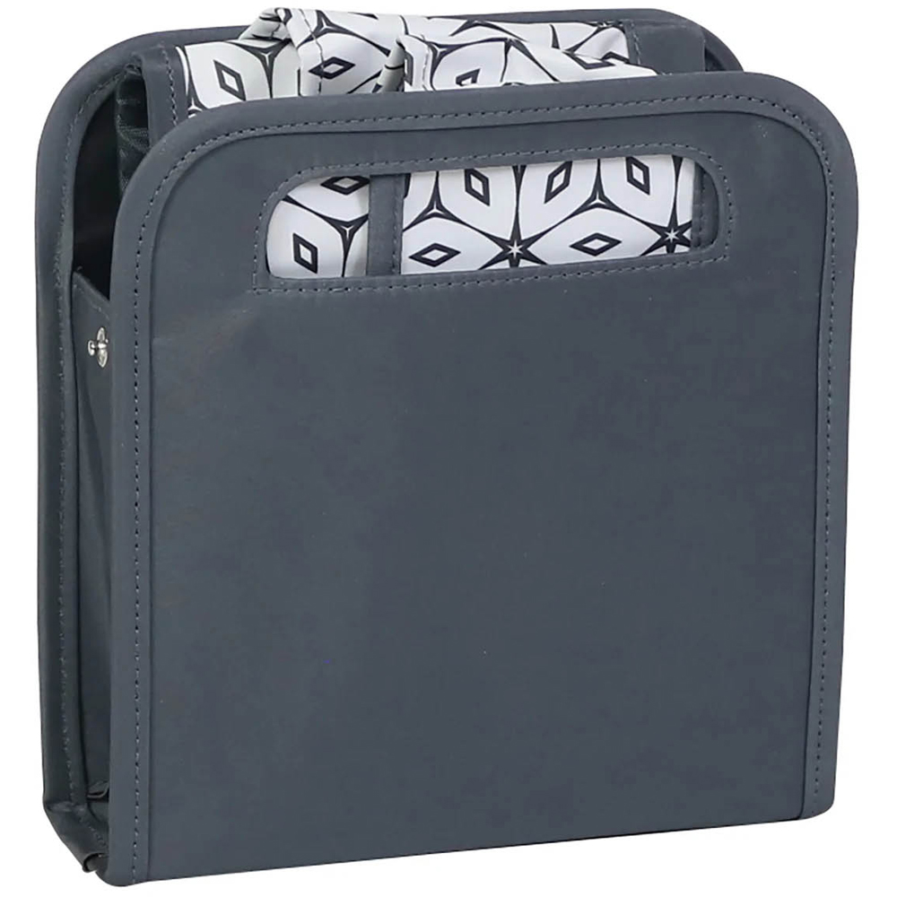Everything Mary EVM12830-3 Grey and Cream Geometric Desktop Organiser 20.3 x 15.2 x 21.6cm Image 8