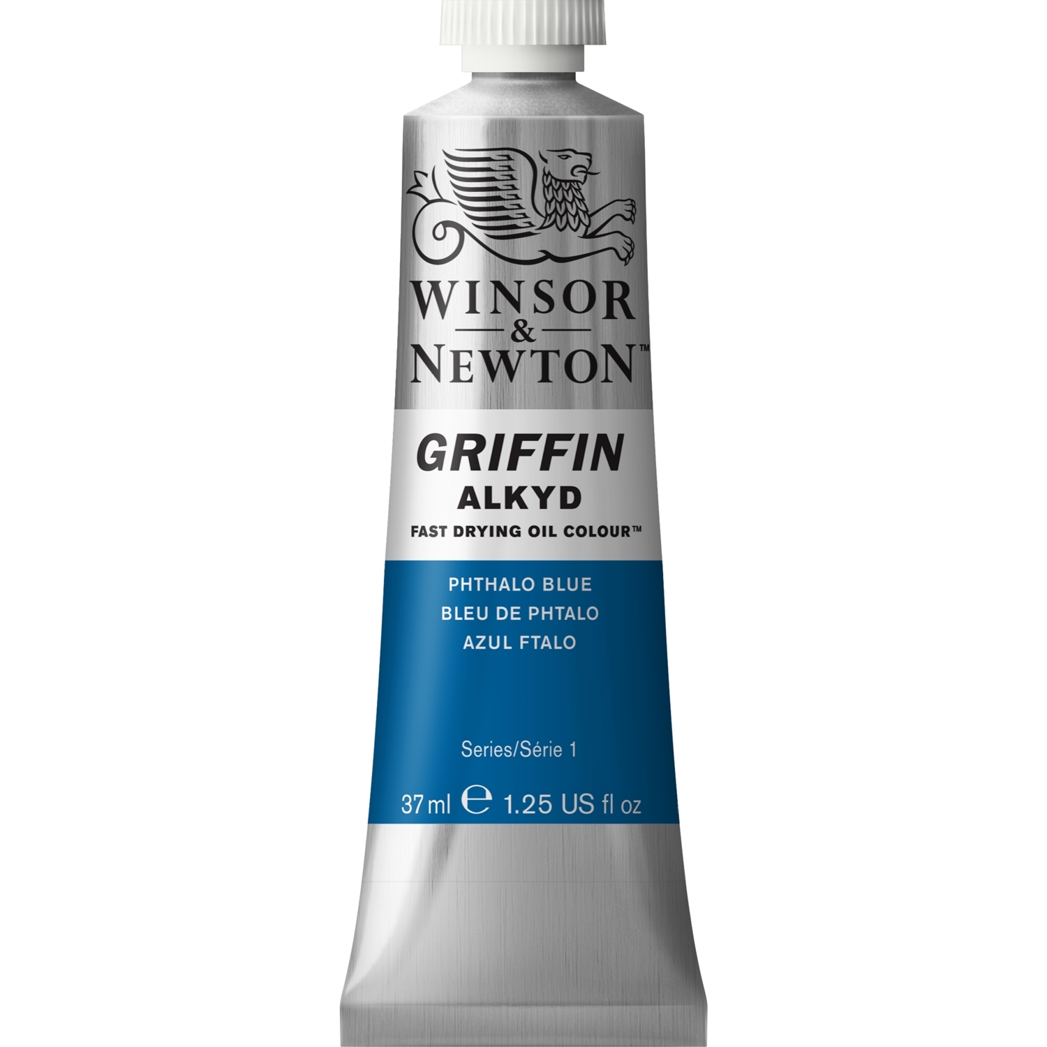 Winsor and Newton Griffin Alkyd Oil Colour - Phthalo Blue Image 1
