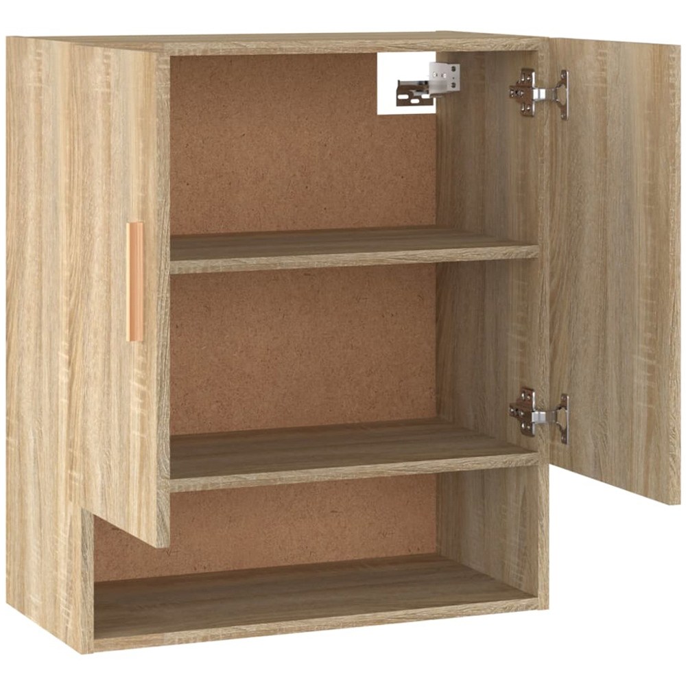 vidaXL 2 Door Single Shelf Sonoma Oak Wall cabinet Image 3