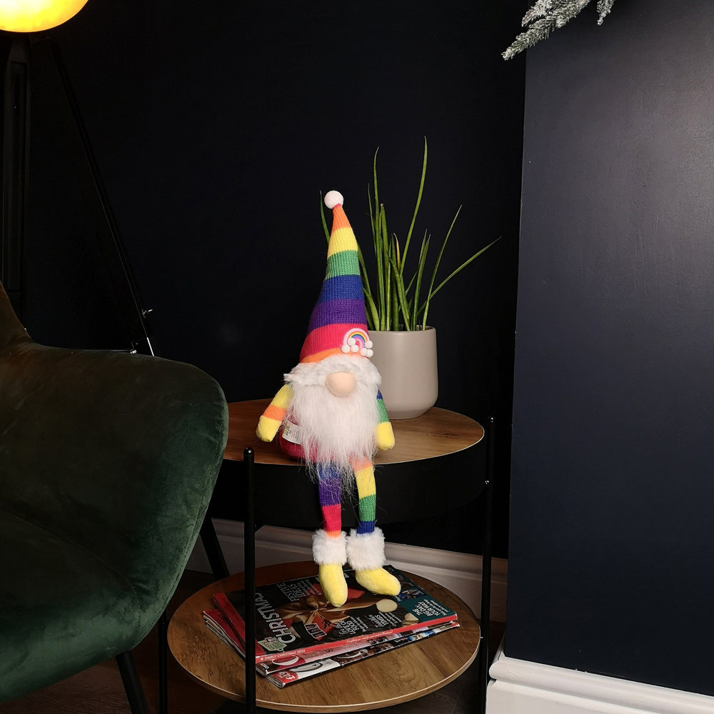 Samuel Alexander Rainbow Plush Seating Gonk Christmas Decoration 47cm Image 7