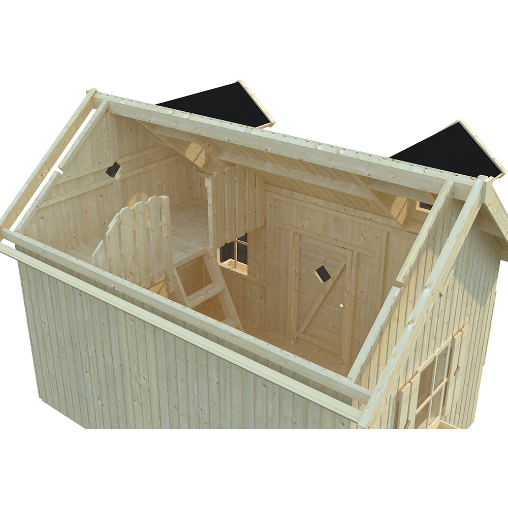 Palmako Marie 10.5 x 7.3ft Kids Wooden Playhouse Image 4