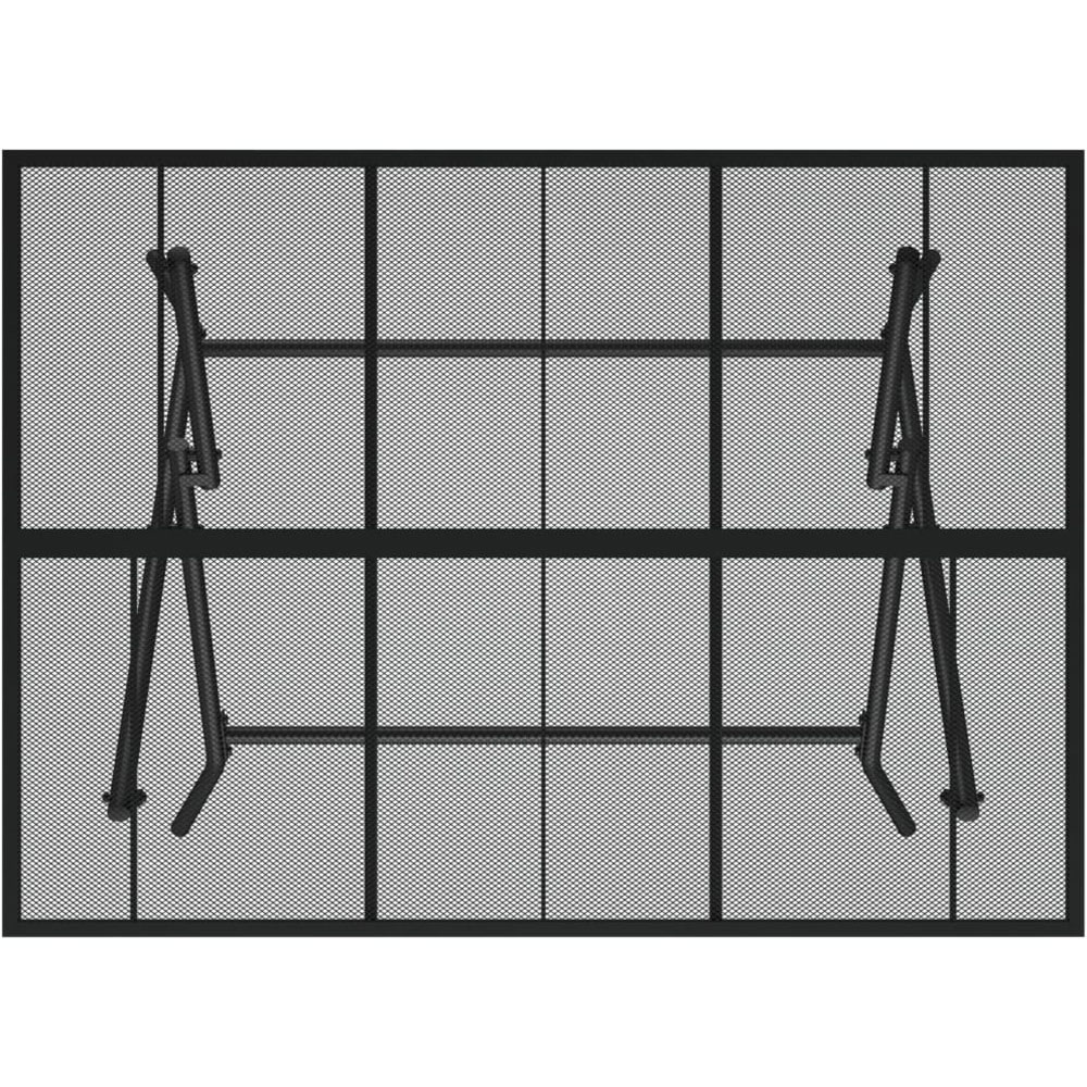 vidaXL Anthracite Steel Mesh Foldable Garden Table 110 x 80 x 72cm Image 6