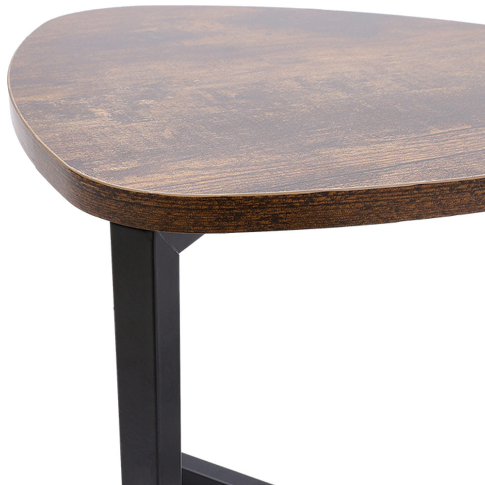 Living and Home Round and Triangular Nest of Tables Set of 2 Image 6
