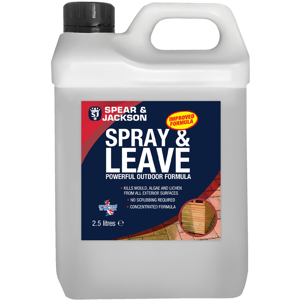 Spear & Jackson Spray and Leave Ready to Use Formula 5L with Concentrated Formula 2.5L and LHT Spray Image 2