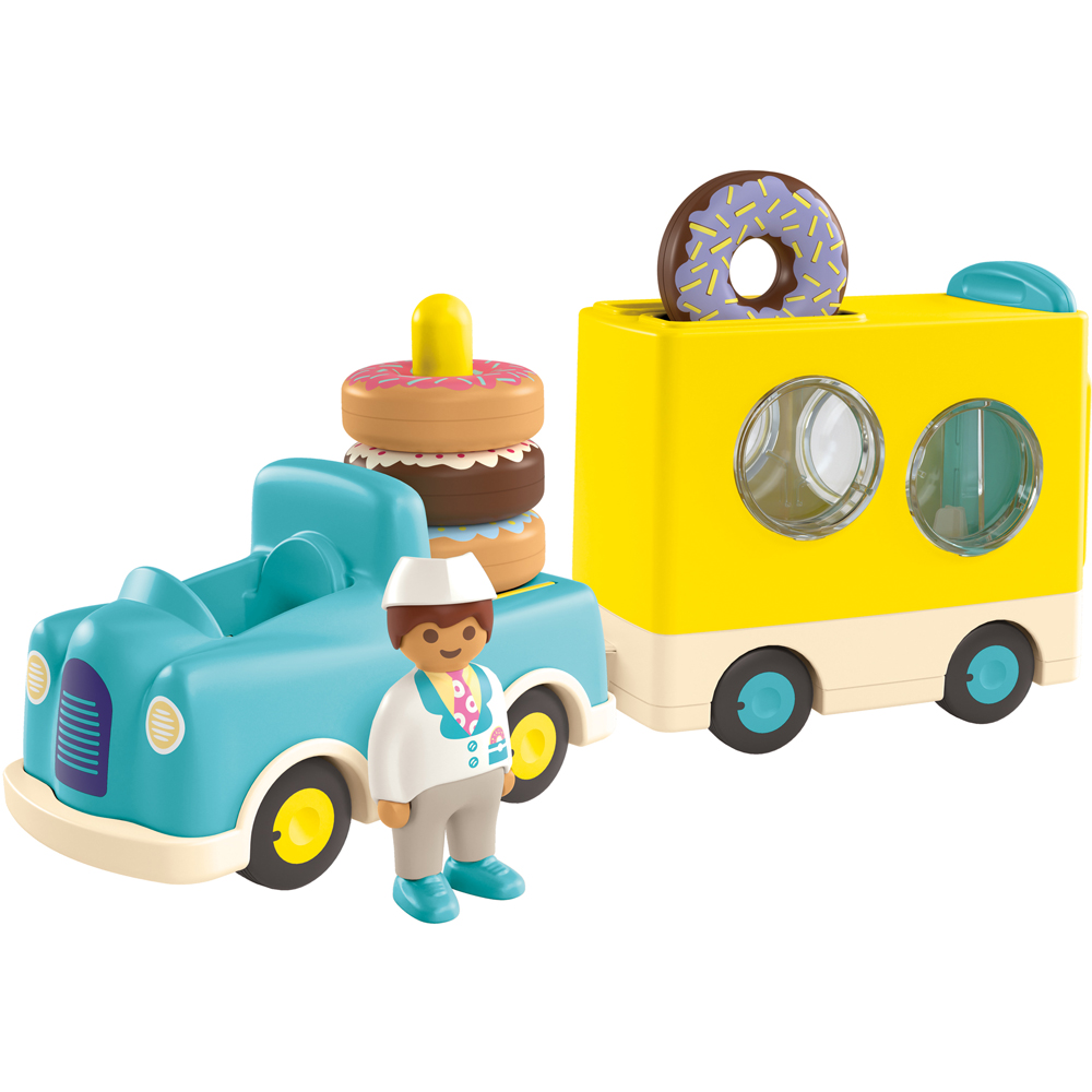 Playmobil Junior Crazy Donut Truck with Stacking and Sorting Feature Playset Image 3