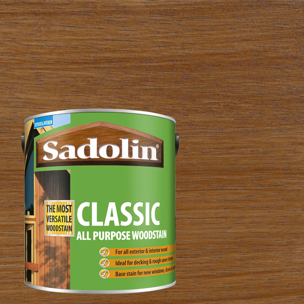 Sadolin Classic Burma Teak All Purpose Matt Finish Woodstain 5L Image 4