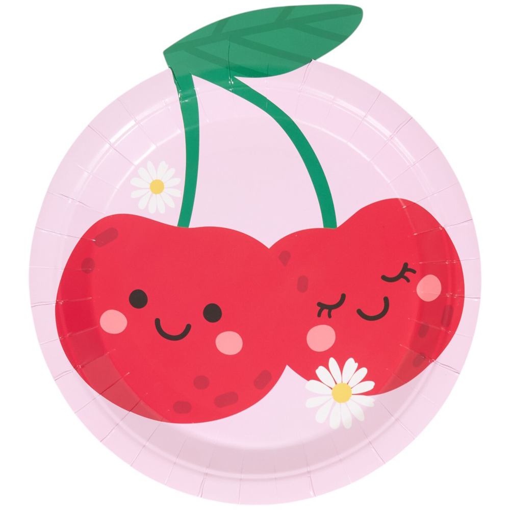Pack of 10 Cute Fruit Plates Image 3