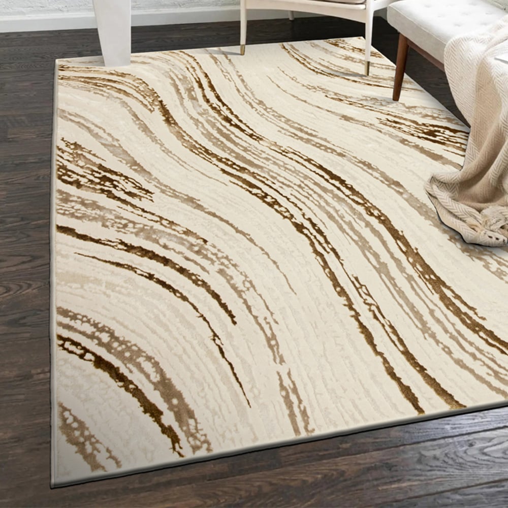 Esselle Home Solar Saturn Natural and Copper Rug 120 x 170cm Image 2