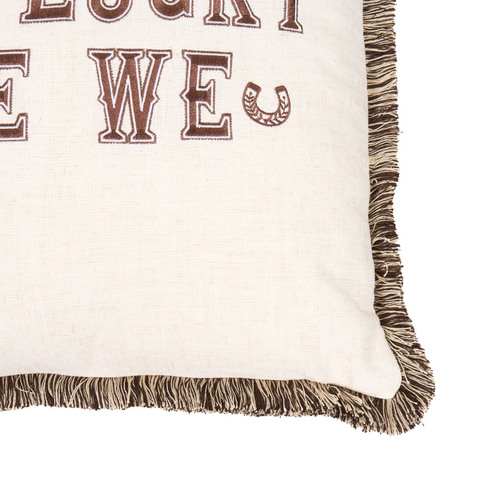 How Lucky Are We Cushion Image 5