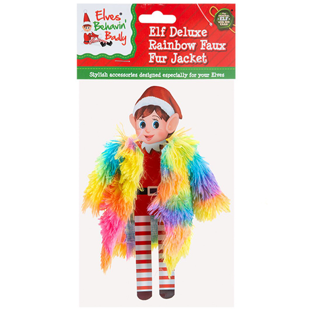 Elves Behavin' Badly Elf Rainbow Coat Image 1