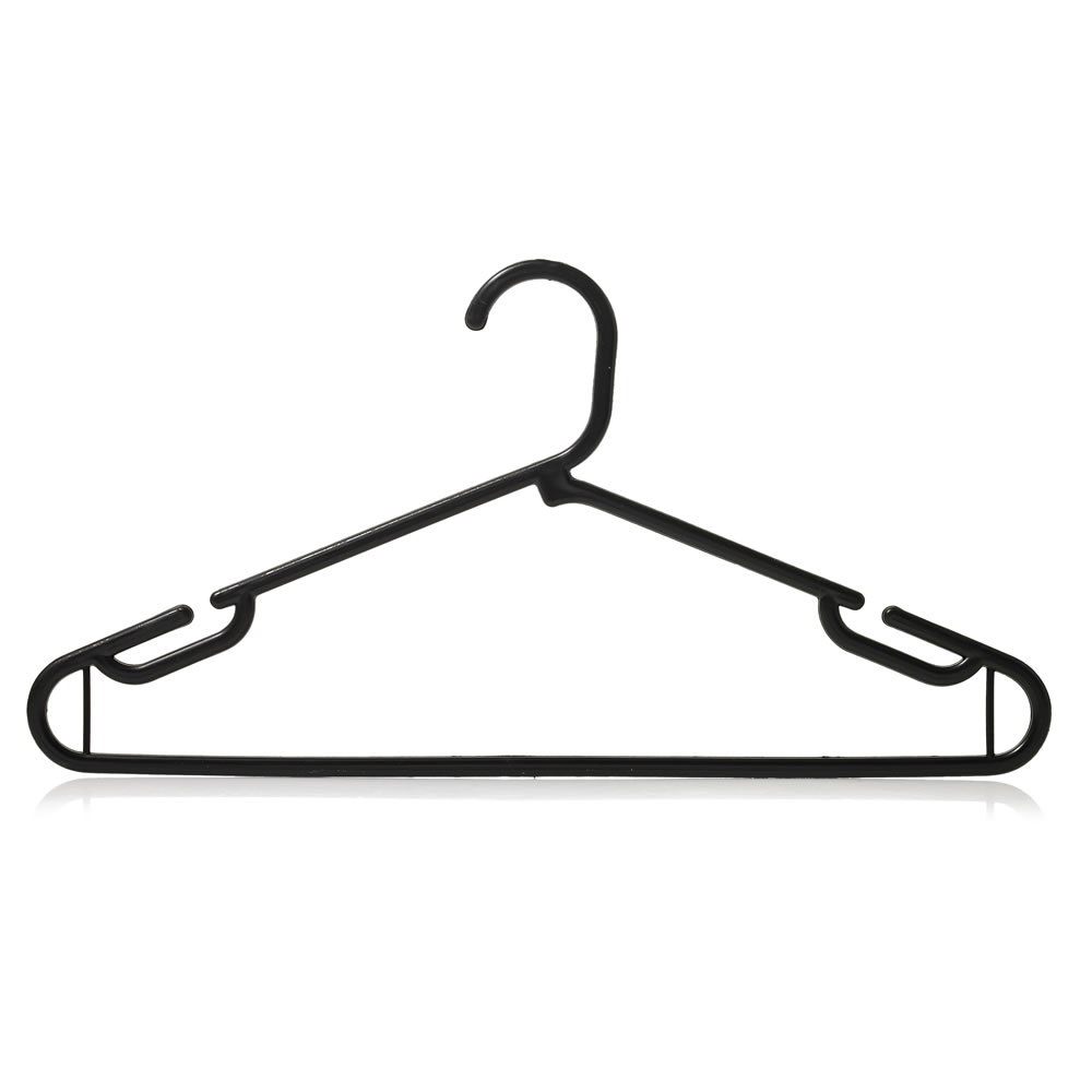 Wilko Jumbo Coat Hangers Charcoal 6 pack Image