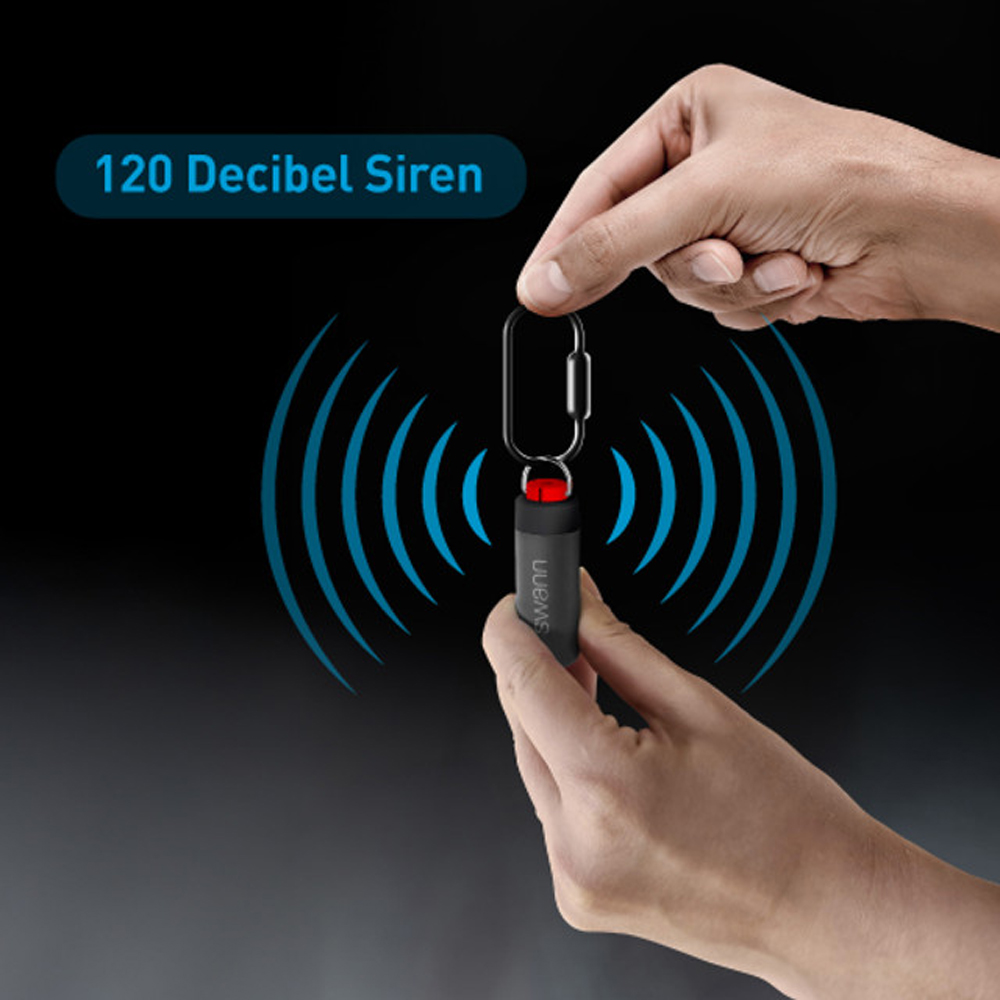Swann ActiveResponse Wireless Grey Personal Alarm with Case Image 7