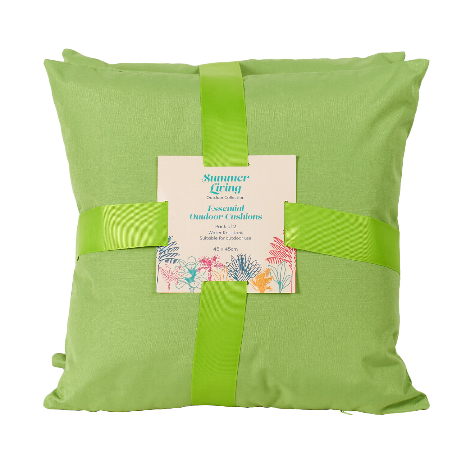 Essential Outdoor Cushions - Green Image 1