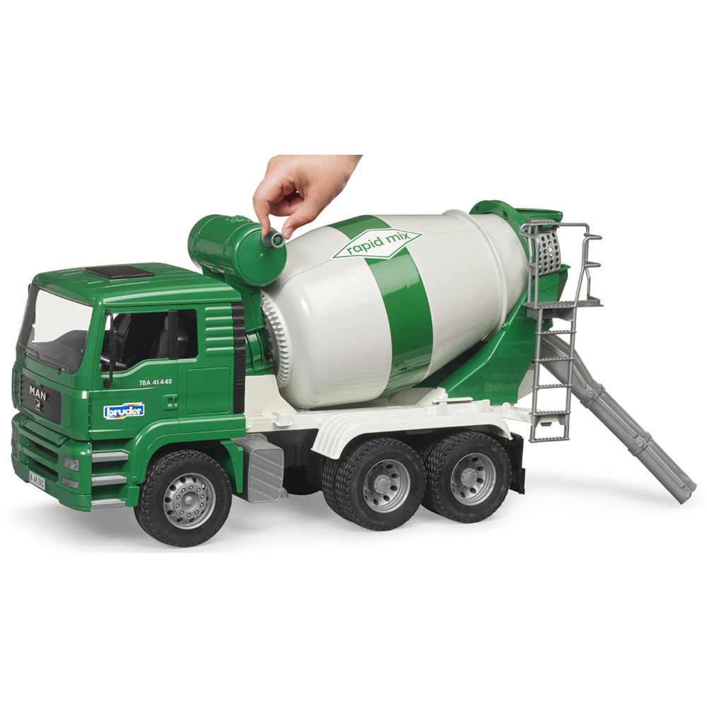 Bruder Kids MAN TGA Rapid Mix Cement Mixer Truck Playset Model Image 4