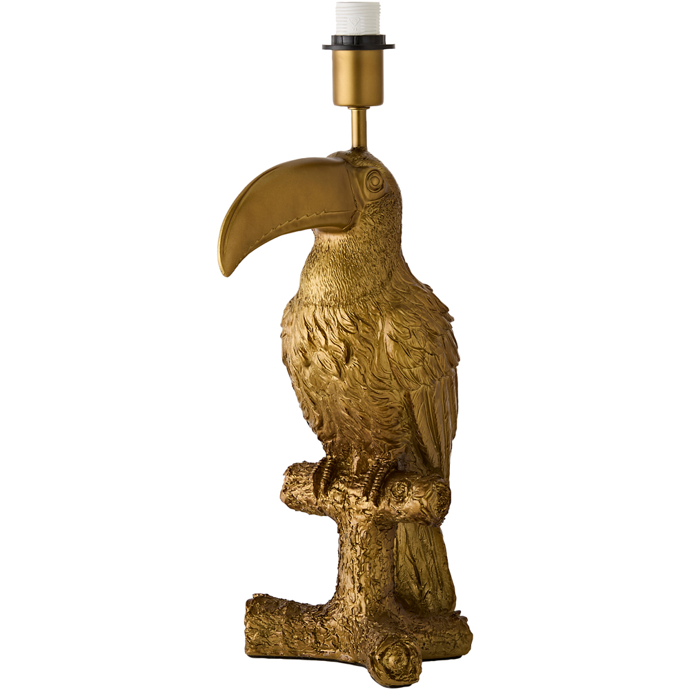 ValueLights Tuki Toucan Brushed Bronze Table Lamp Base Image 1