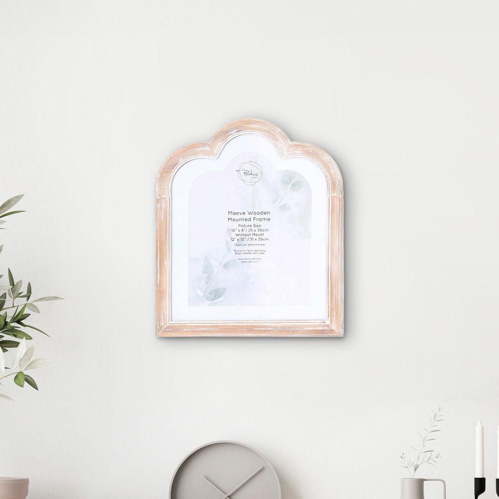 Maeve Wooden Mounted Frame Natural 10 x 8inch Image 2