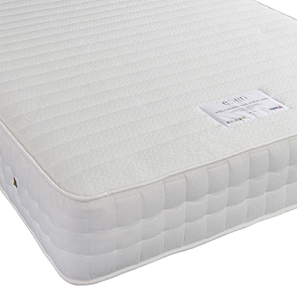 Sweet Dreams Wellbeing Balance Single 2000 Pocket Sprung Memory Mattress Image 2