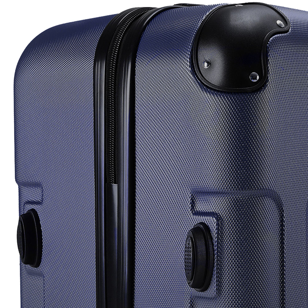 H&O Direct Large Blue Hardshell Suitcase Image 3
