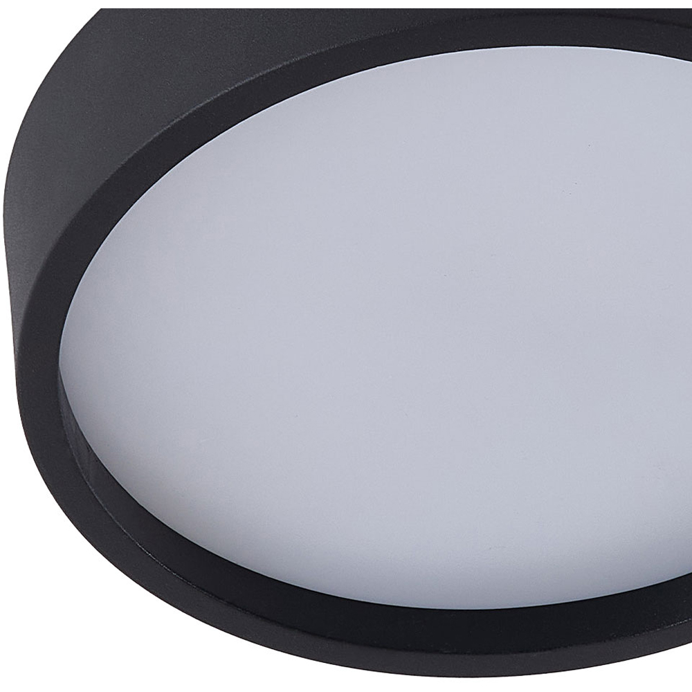 Living and Home Black LED Ceiling Light with 3 Colour Temperatures Image 6