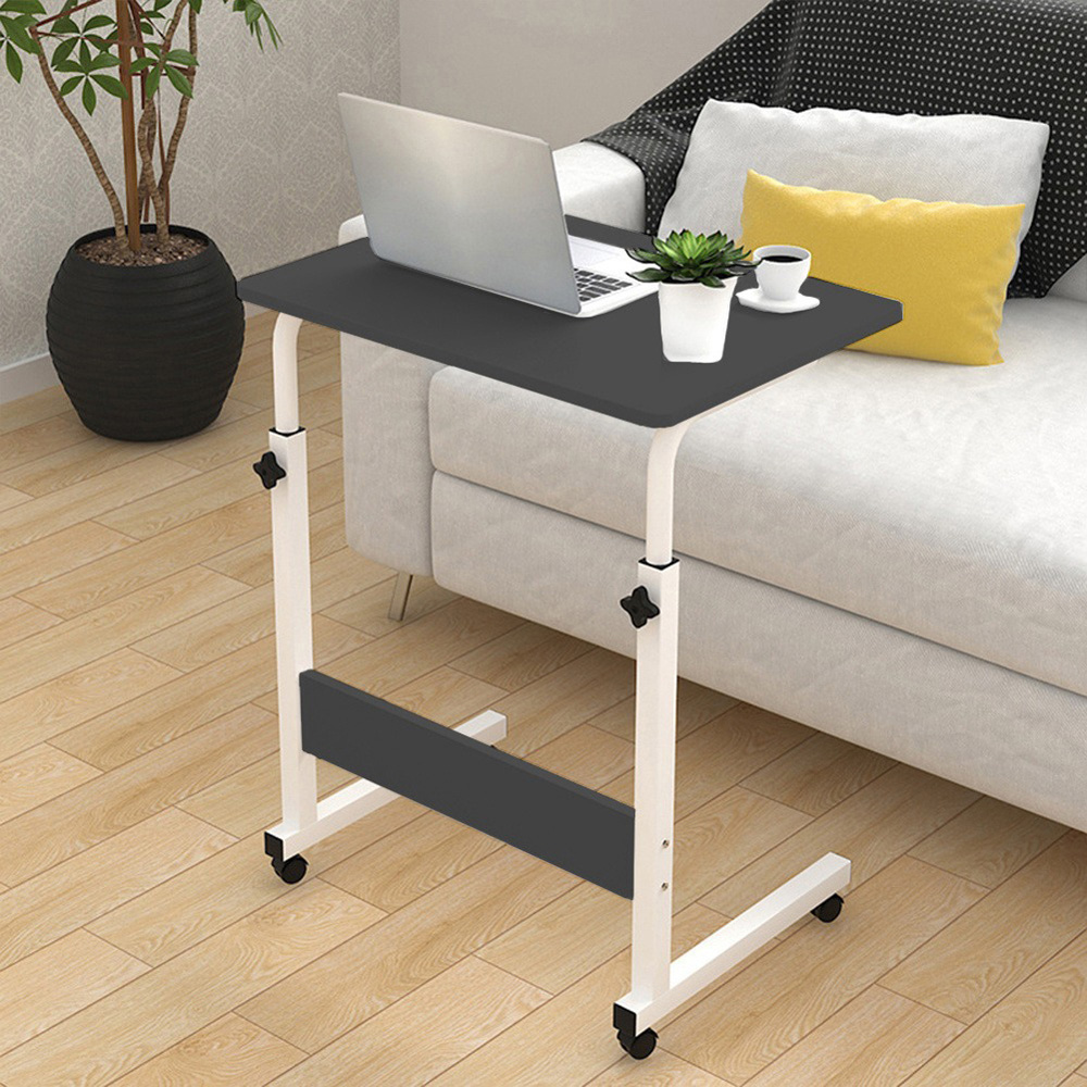 Living and Home Height Adjustable Desk with Wheels Image 5