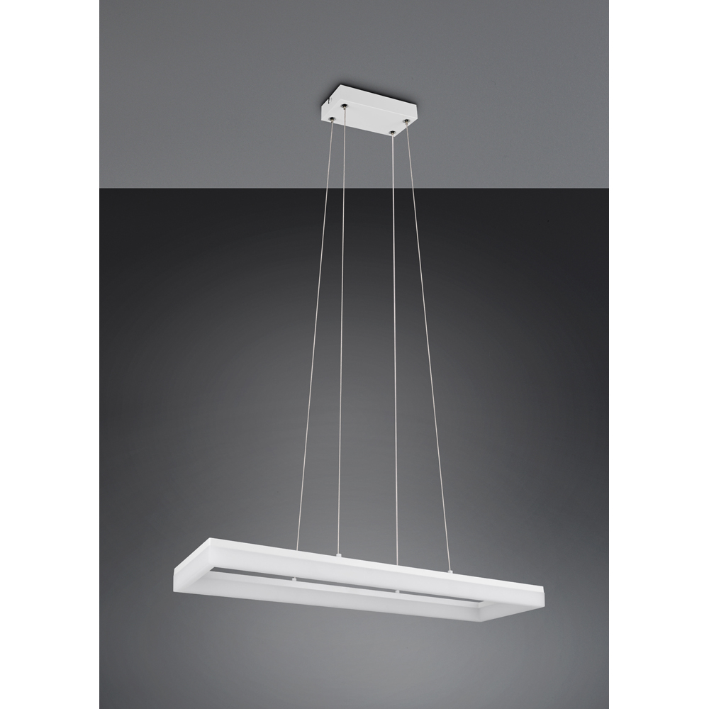 TRIO Camino Matt White LED Pendant Light Image 6