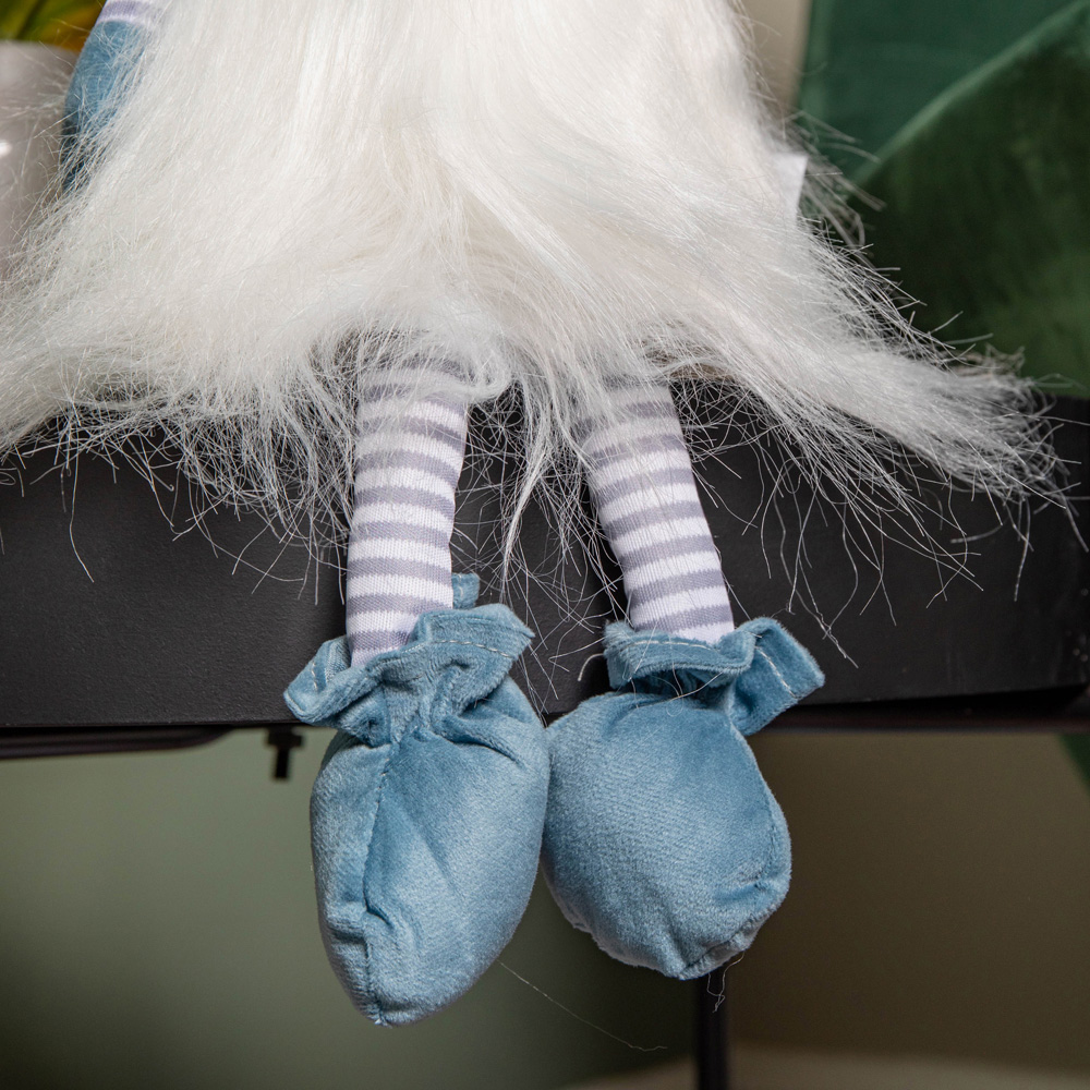 Samuel Alexander Blue Knitted Hat Sitting Gonk 53cm Image 6