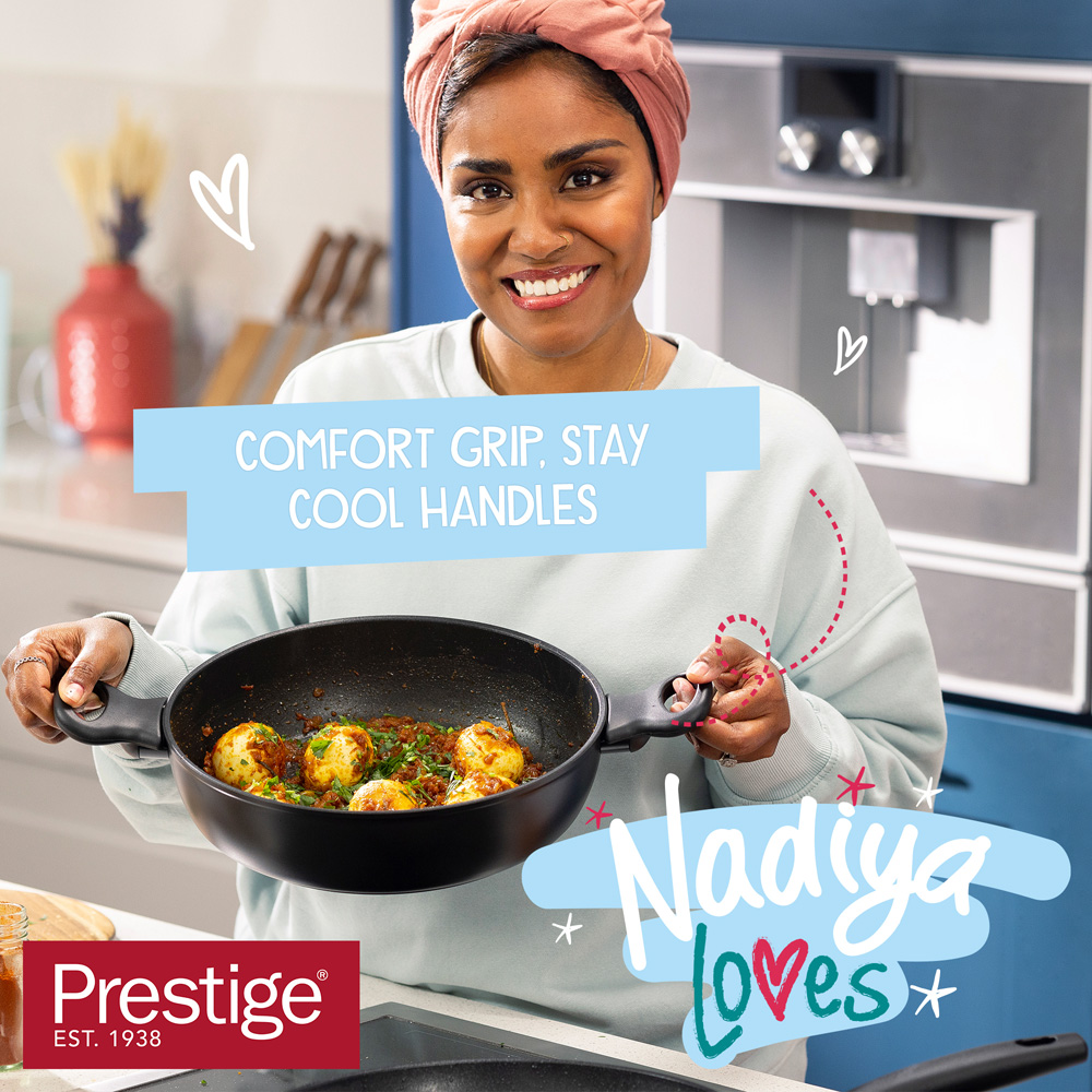 Nadiya x Prestige 26cm 4 in 1 Wok Pan Image 5