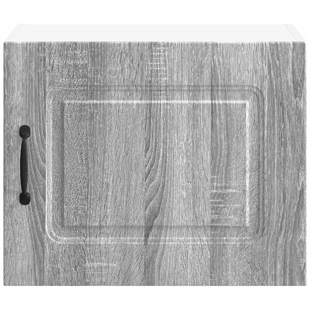 vidaXL Kalmar Single Door Grey Sonoma Wall Mounted Wide Kitchen Cabinet Set of 2 Image 5