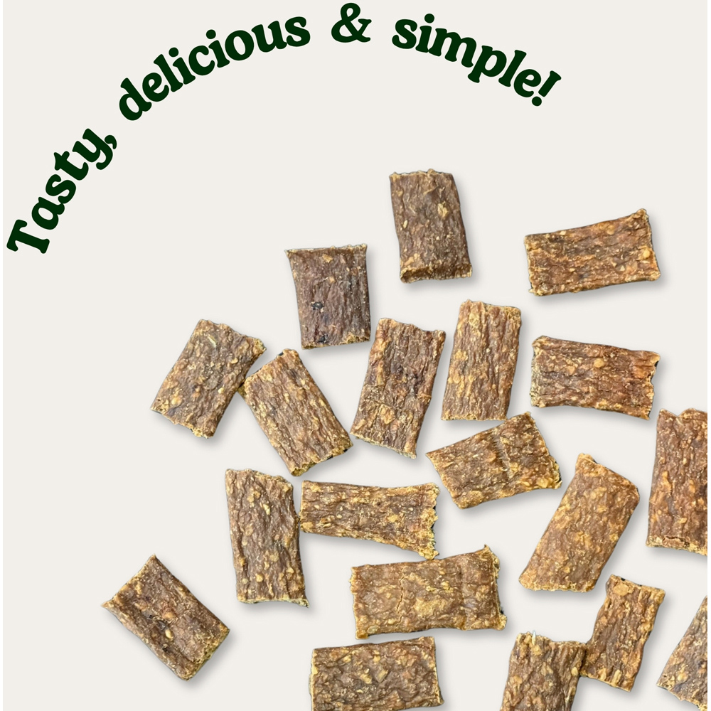 Mr Barnaby's Rabbit Mini Strips Dog Treats 80g 4 Pack Image 3
