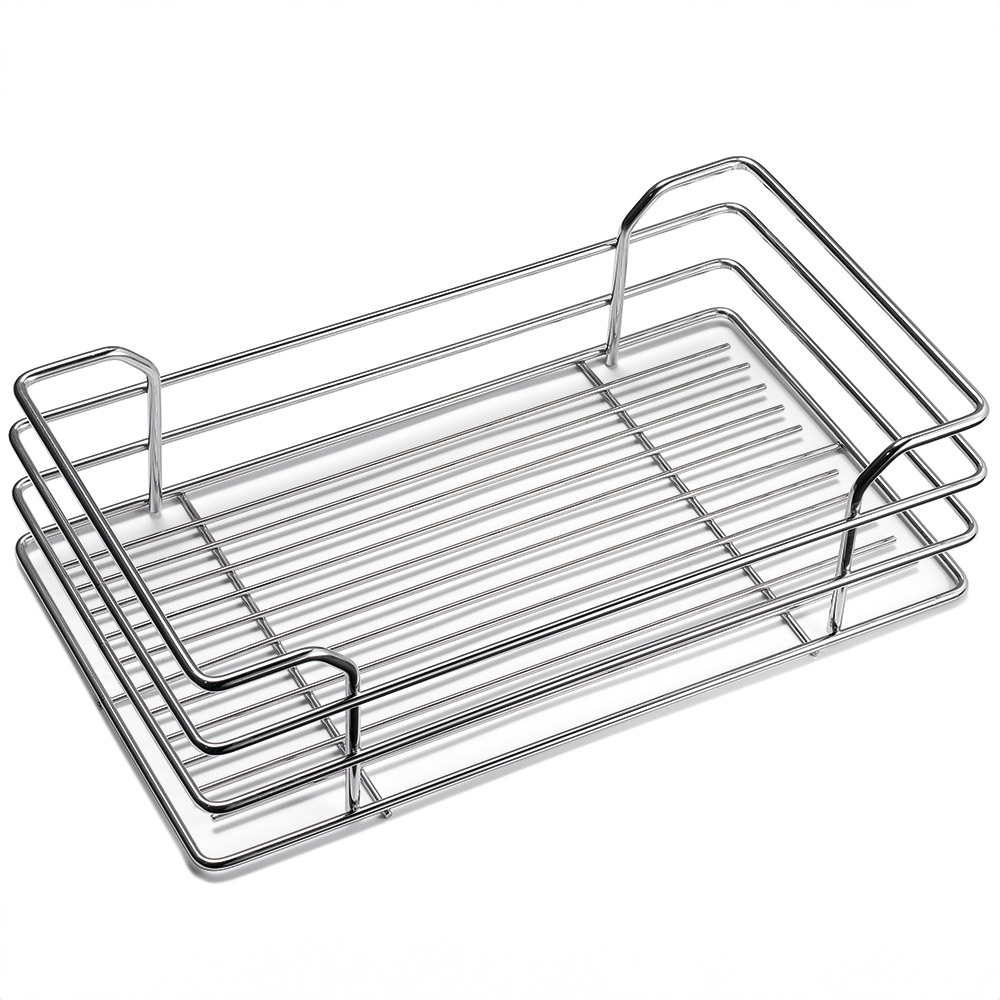 wilko Chrome Pullout Basket 500mm Image