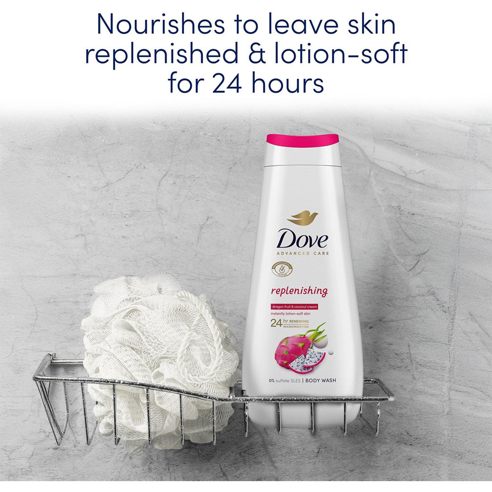 Dove Advanced Care Replenishing Body Wash Body Wash 400ml 14 Pack Image 5
