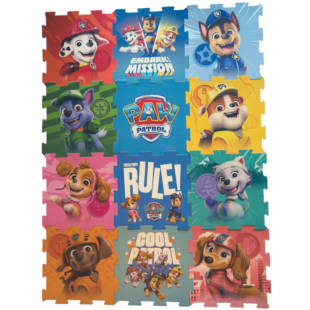 MoVe Paw Patrol 12 Piece EVA Playmat Image 1