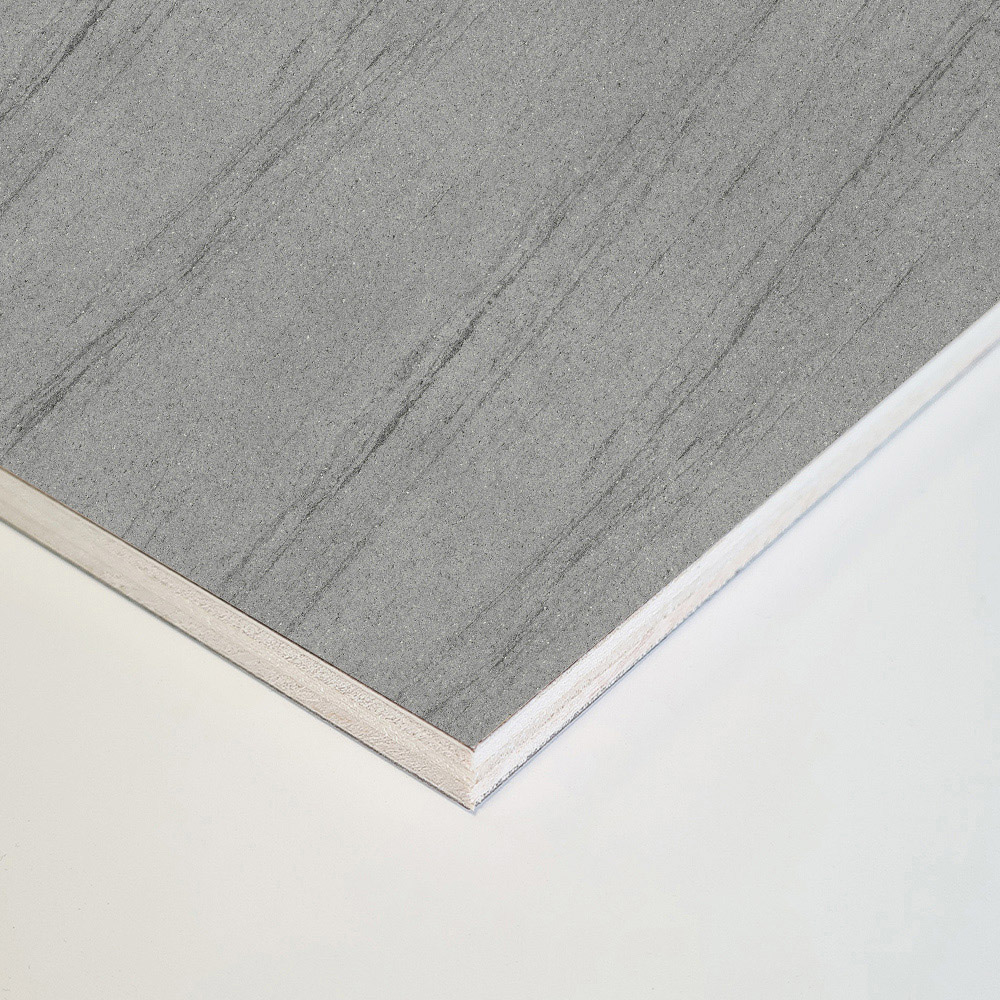 Wetwall Mermaid 2420 x 900mm Silver Granite Concrete Plywood Shower Wall Panel Image 3