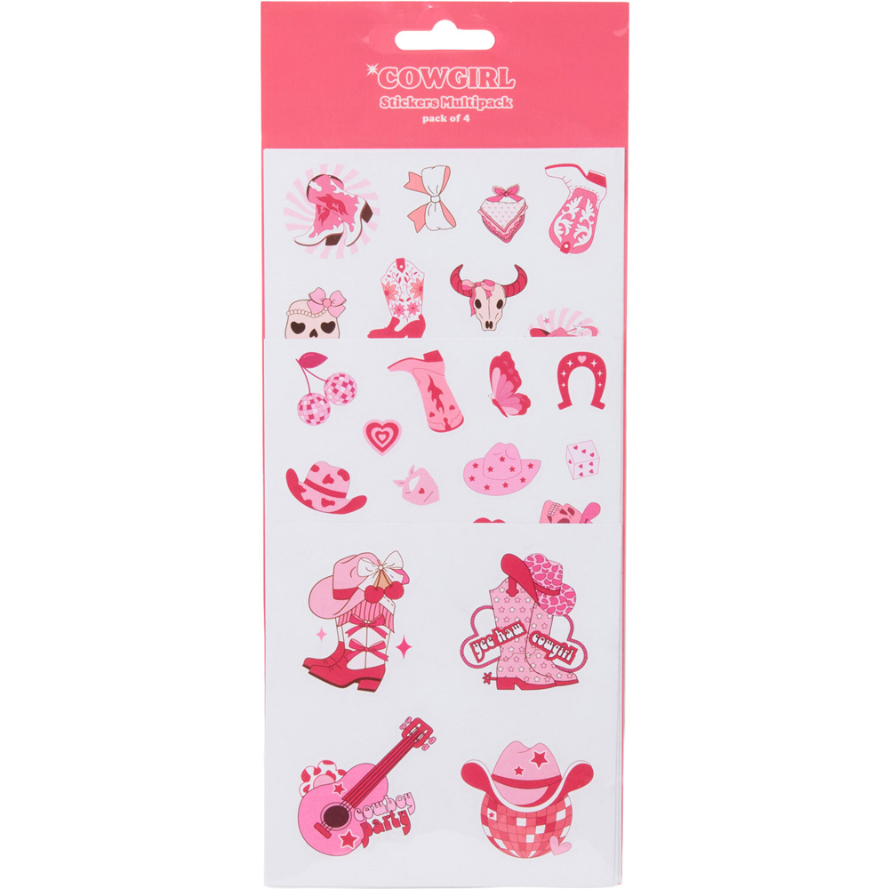 Cowgirl Stickers Multipack Image 1