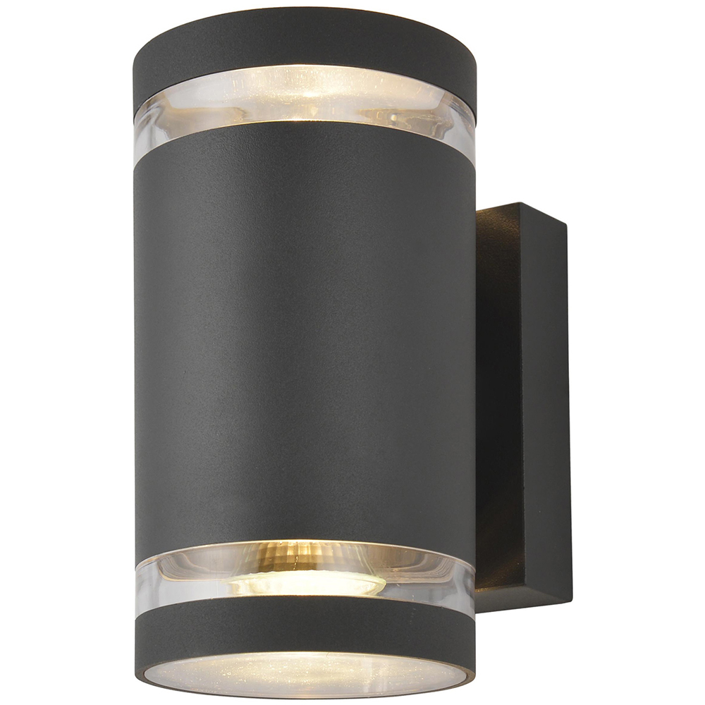 Zink Hazen 2 Light Anthracite Up and Down Wall Light Image 1