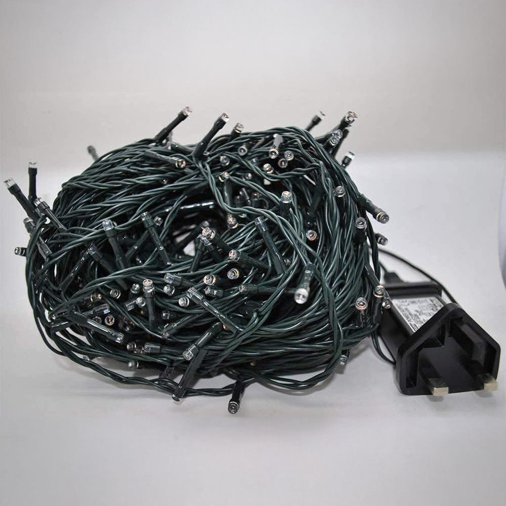 Shatchi 200 Cool White Multifunction LED Fairy String Lights Image 3