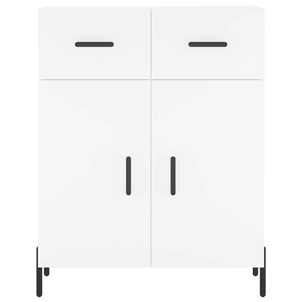 vidaXL 4 Door 2 Drawer White Highboard Image 8