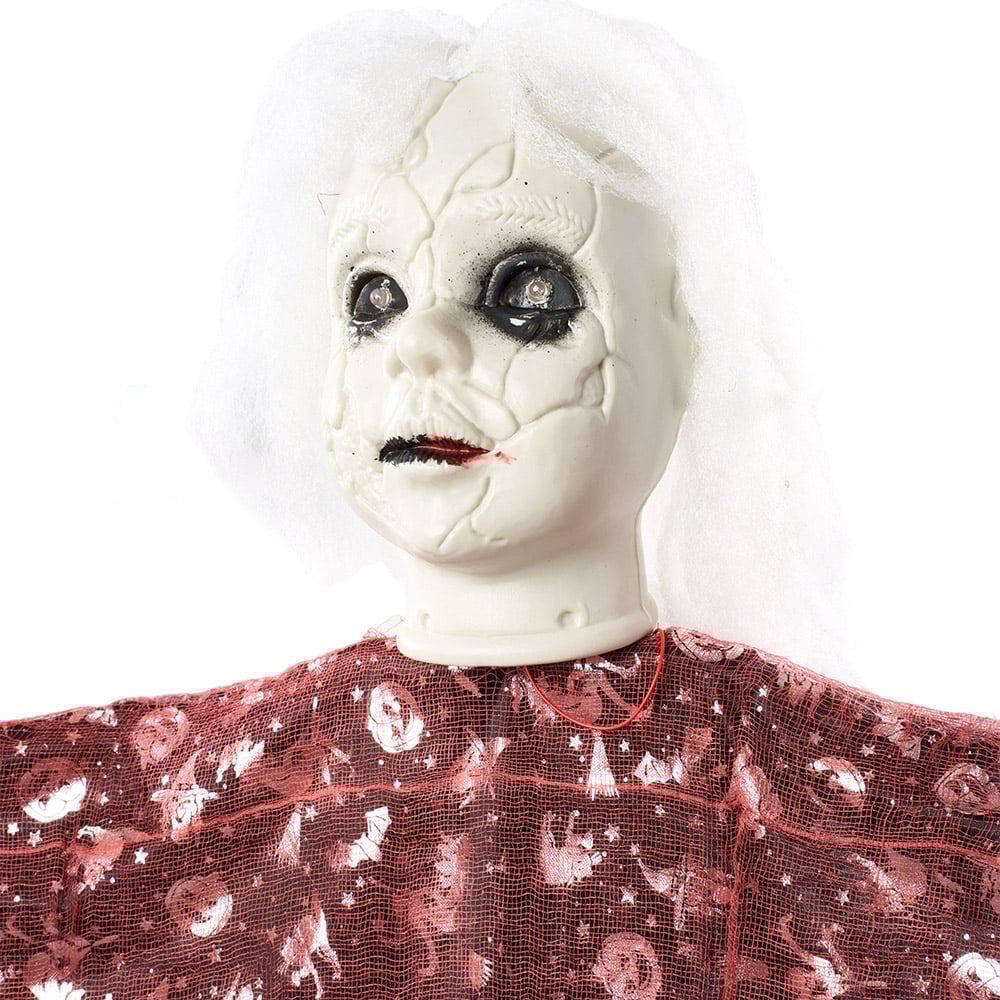 Living and Home Red Hanging Ghost Halloween Decoration 4ft Image 4