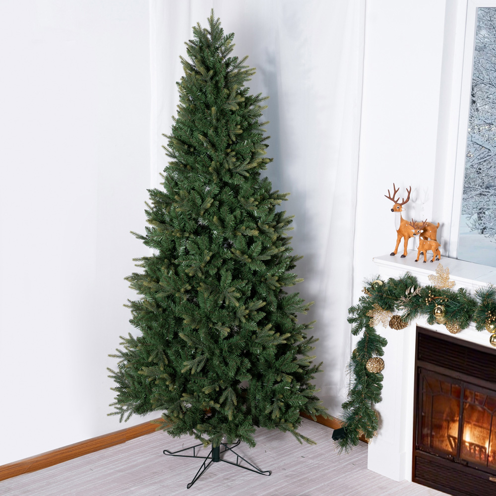 Abrihome Slim Artificial Christmas Tree with 1894 Mixed Tips 8.5ft Image 4