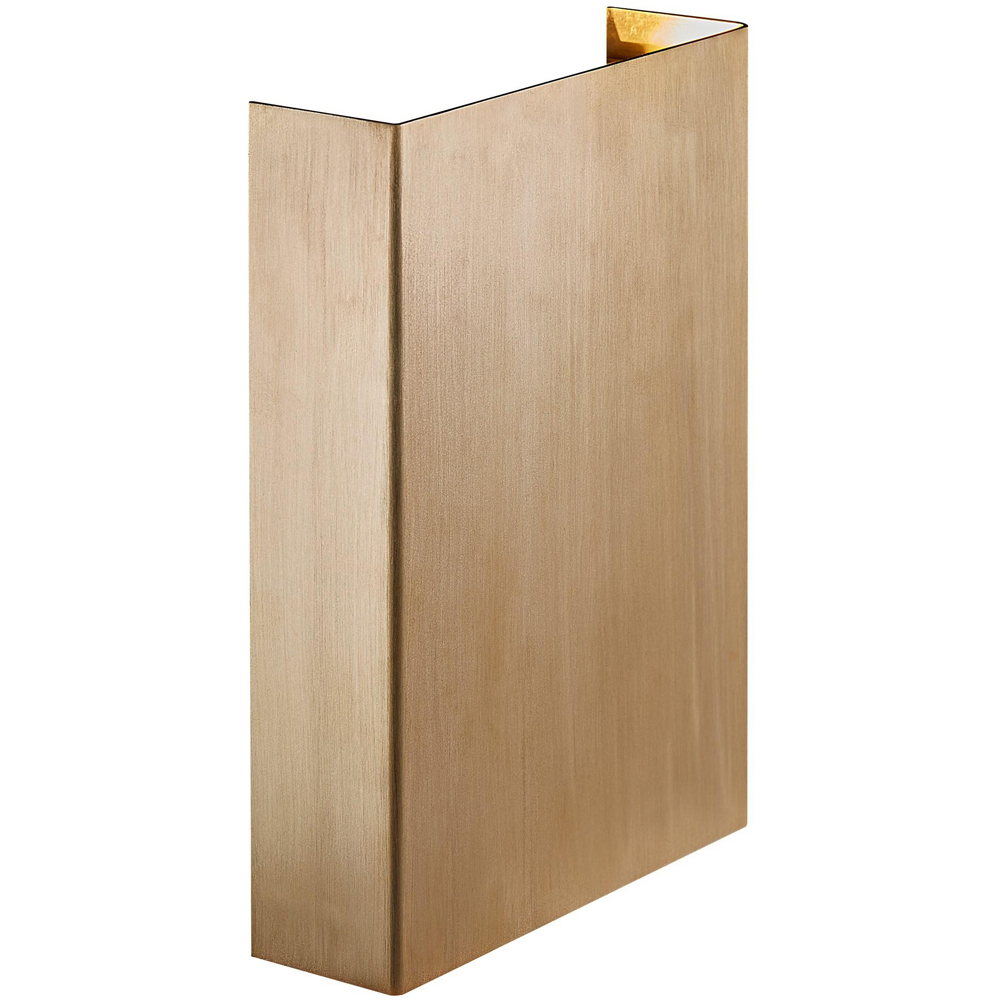 Nordlux Fold 15 Brass Magnetic Shade Garden Wall Light Image 1