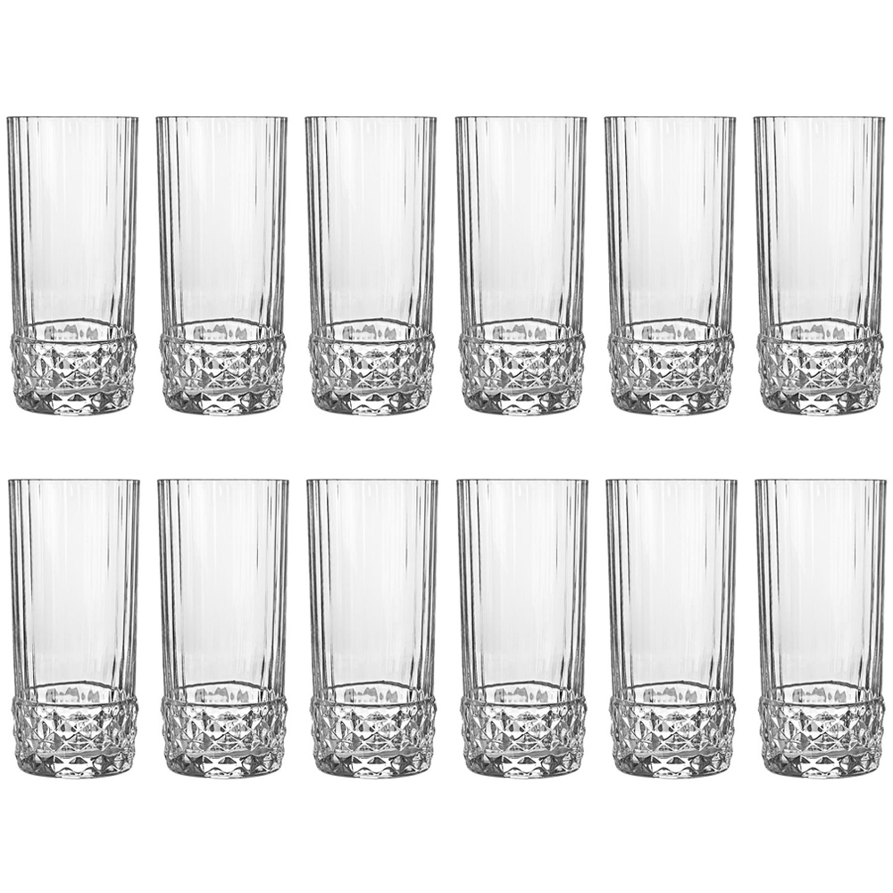 Bormioli Rocco America 20s Clear Highball Glass 480ml 12 Pack Image 1