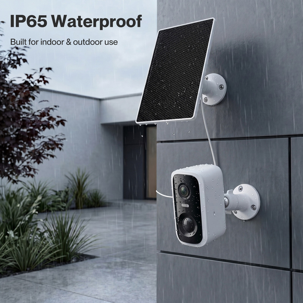 Spector Wireless Wi-Fi 2K Solar Security Camera with AI Detection and PIR Sensor Image 7