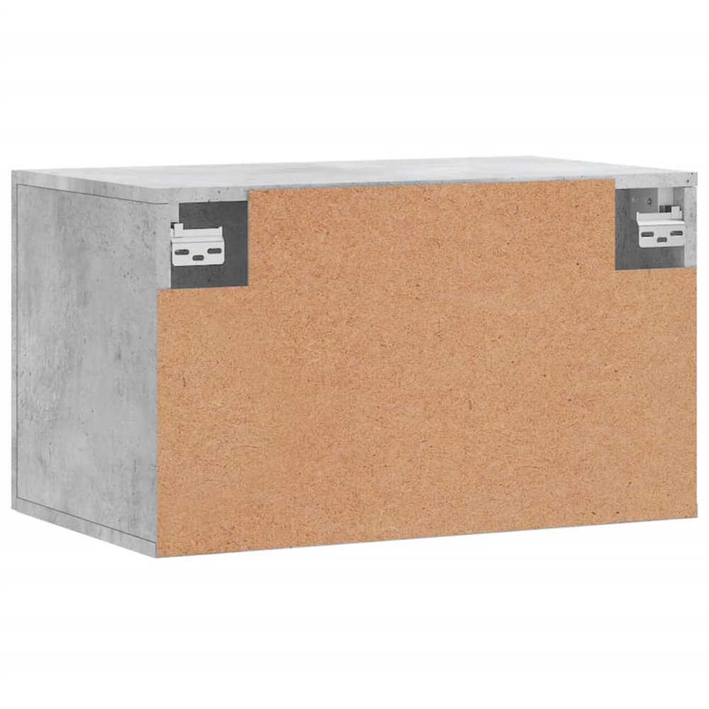 vidaXL 2 Door Concrete Grey Wall Cabinet Image 8