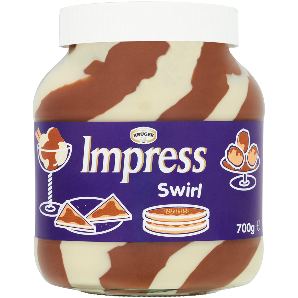 Impress Swirl Chocolate Spread 700g Image
