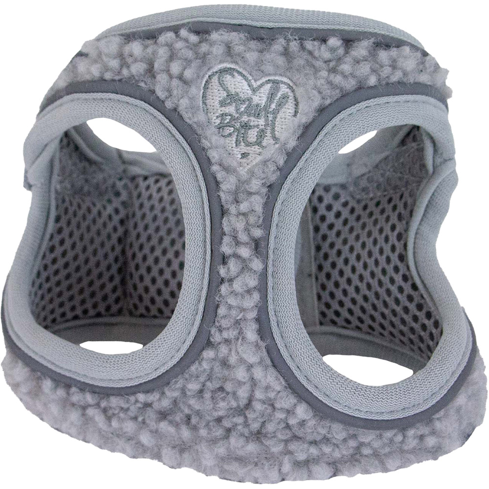 Small Bite Teddy Bear Harness Pebble Grey XS Image 1