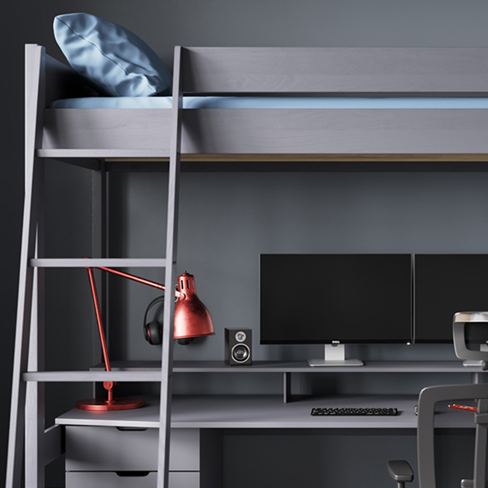 Noomi Tera Single Grey Gaming High Sleeper Image 3